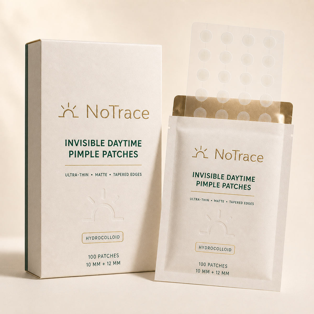 NoTrace invisible daytime pimple patches